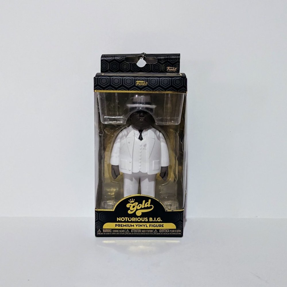 Funko Notorious BIG Biggie Smalls White Suit 12" GOLD Premium Vinyl Figure